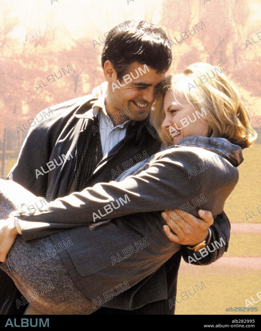 GEORGE CLOONEY et MICHELLE PFEIFFER dans ONE FINE DAY, 1996, réalisé par MICHAEL HOFFMAN. Copyright 20TH CENTURY FOX.