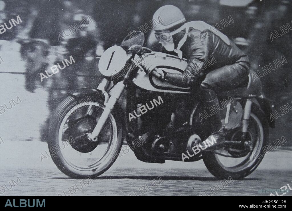 Geoffrey Ernest Duke OBE (born 29 March 1923) is a British multi-time motorcycle Grand Prix road racing world champion. He was born in St. Helens, Lancashire. 1950.