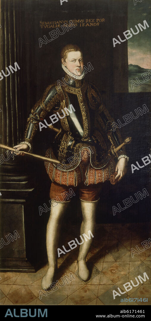 SOFONISBA ANGUISSOLA (1532-1625). DON SEBASTIAN DE PORTUGAL (1554/1578) - REY DE PORTUGAL - RENACIMIENTO ITALIANO.