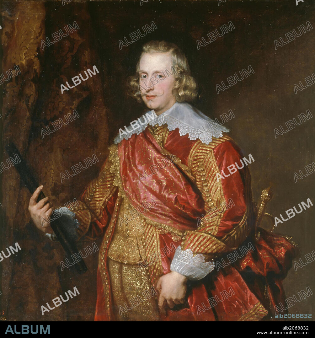 ANTON VAN DYCK. Antonio van Dyck / 'El cardenal-infante Fernando de Austria', Hacia 1634, Escuela Flamenca, Óleo sobre Lienzo, 107 cm x 106 cm, P01480.