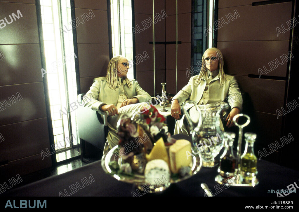 ADRIAN RAYMENT and NEIL RAYMENT in THE MATRIX RELOADED, 2003, directed by ANDY WACHOWSKI and LARRY WACHOWSKI. Copyright WARNER BROS. PICTURES.