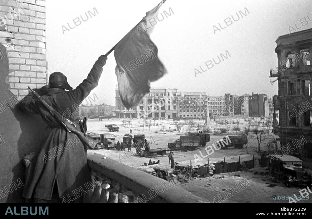 The Battle of Stalingrad (23 August 1942 2 February 1943) was a major battle on the Eastern Front of World War II in which Nazi Germany and its allies fought the Soviet Union for control of the city of Stalingrad (now Volgograd) in Southern Russia, near the eastern boundary of Europe.<br/><br/>. Marked by constant close quarters combat and direct assaults on civilians by air raids, it is often regarded as one of the single largest (nearly 2.2 million personnel) and bloodiest (1.72 million wounded, killed or captured) battles in the history of warfare. The heavy losses inflicted on the German Wehrmacht make it arguably the most strategically decisive battle of the whole war. It was a turning point in the European theatre of World War II; German forces never regained the initiative in the East and withdrew a vast military force from the West to replace their losses.