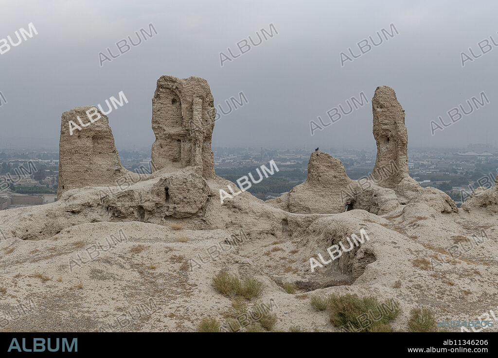 Ruins of old Kandahar, Zorr Shar, founded by Alexander the Great, Kandahar, Afghanistan, Asia.