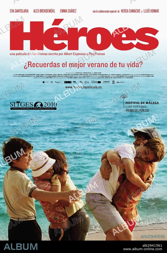 Poster de HEROES, 2010, dirigida por PAU FREIXAS. Copyright MEDIA FILMS.