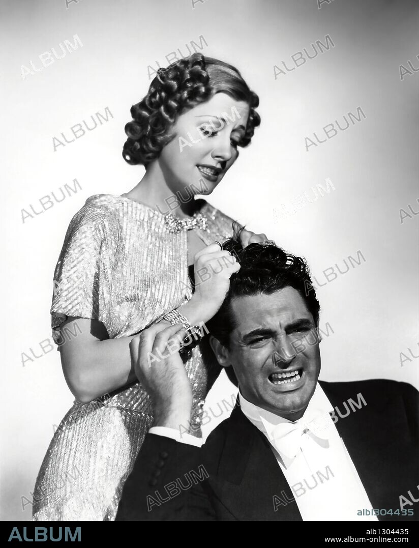 CARY GRANT and IRENE DUNNE in THE AWFUL TRUTH, 1937, directed by LEO MCCAREY. Copyright COLUMBIA PICTURES.