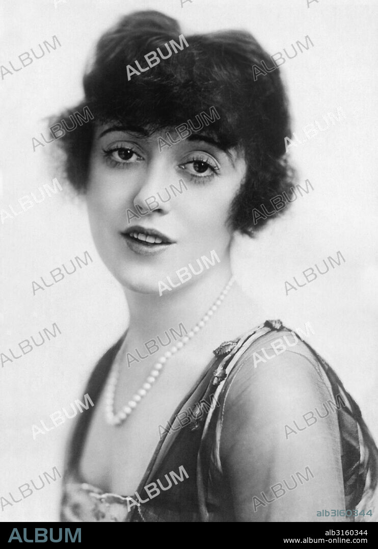 Hollywood, California: February 14, 1922 A portrait of actress and silent movie star Mabel Normand.