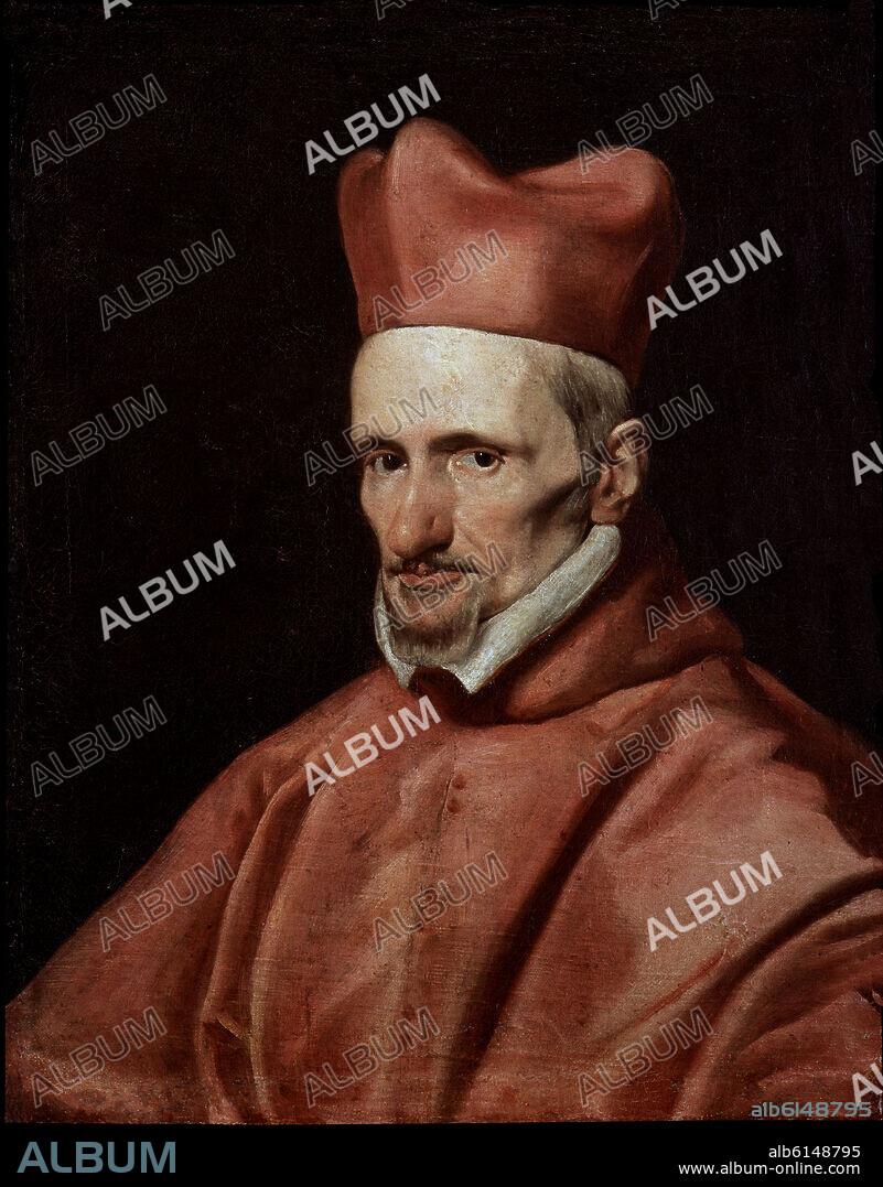 DIEGO VELAZQUEZ (1599-1660). Cardinal Garspar de Borja. El Cardenal Gaspar de Borja. Toledo, cathedral.