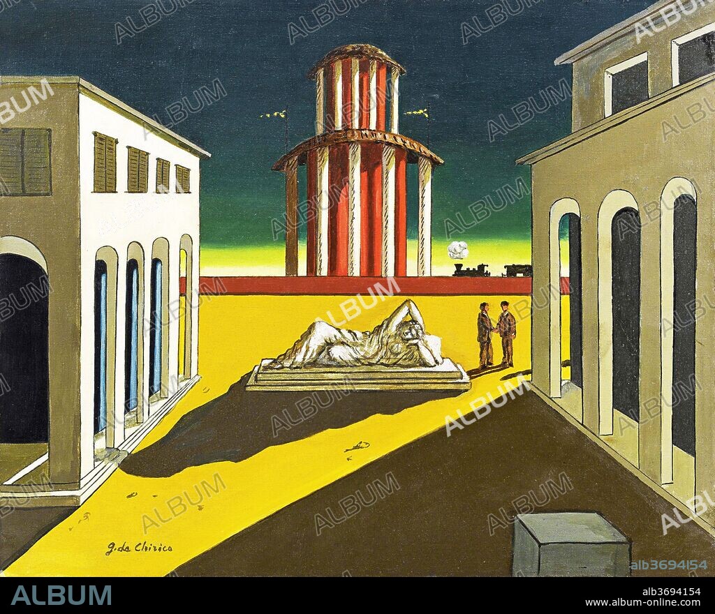 GIORGIO DE CHIRICO. Piazza d'Italia.