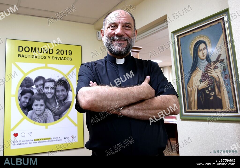 Madrid, 9/17/2019. Interview with José María Calderón, director of the Pontifical Mission Societies (PMO) Photo: Ernesto Agudo archdc.