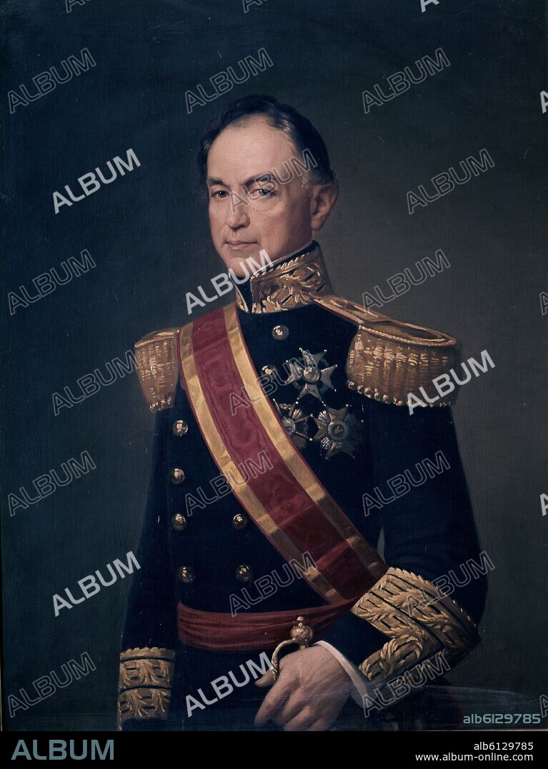 EDUARDO BALACA YOREJAS-CANSECO (1840-1914). JOAQUIN DE EZPELETA (1786/1863) CAPITAN GENERAL DE CATALUÑA Y DE CUBA - SIGLO XIX.