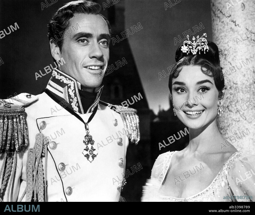 AUDREY HEPBURN y MEL FERRER en GUERRA Y PAZ, 1956 (WAR AND PEACE), dirigida por KING VIDOR. Copyright PARAMOUNT PICTURES.