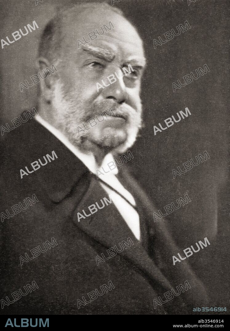 Sir Alfred Fernandez Yarrow, 1st Baronet, of Homestead, 1842 - 1932. British shipbuilder who started the shipbuilding dynasty, Yarrow Shipbuilders. From Kings of Commerce, published 1928.