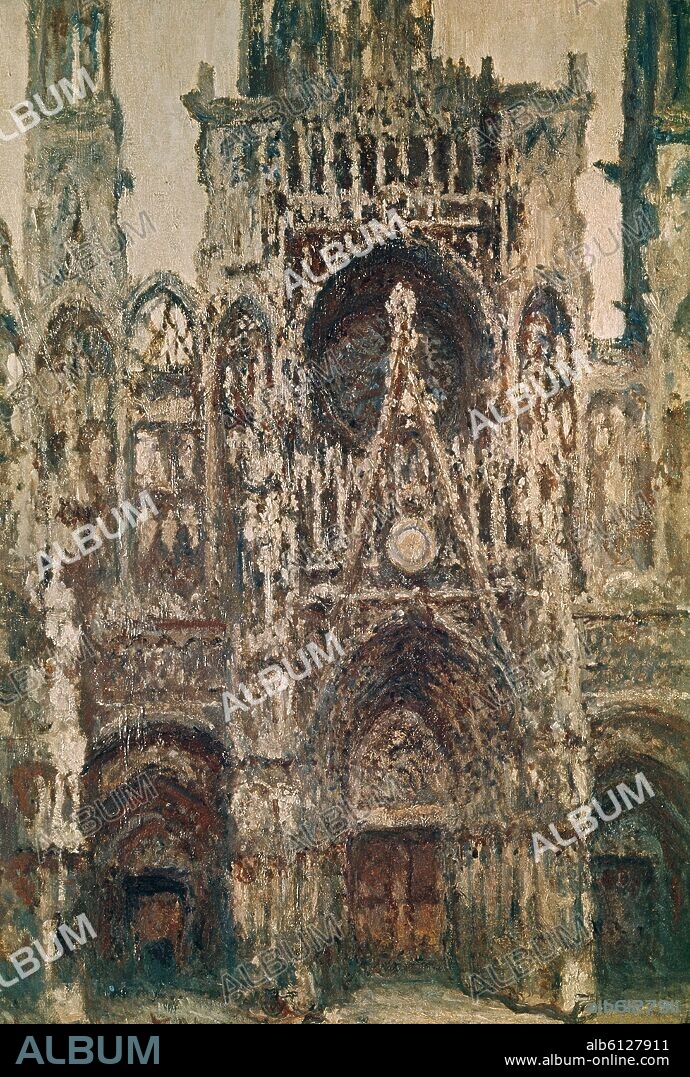 CLAUDE MONET. 'Rouen Cathedral: Harmony in Brown', 1892-1893, 107 x 73 cm.