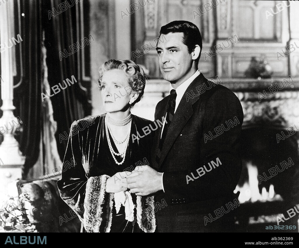CARY GRANT and DAME GLADYS COOPER in THE BISHOP'S WIFE, 1947, directed by HENRY KOSTER. Copyright RKO.