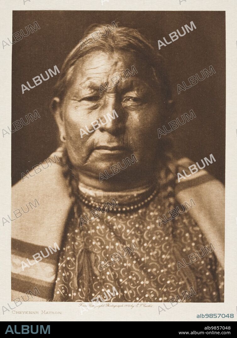 EDWARD SHERIFF CURTIS. Cheyenne Matron, 1910.