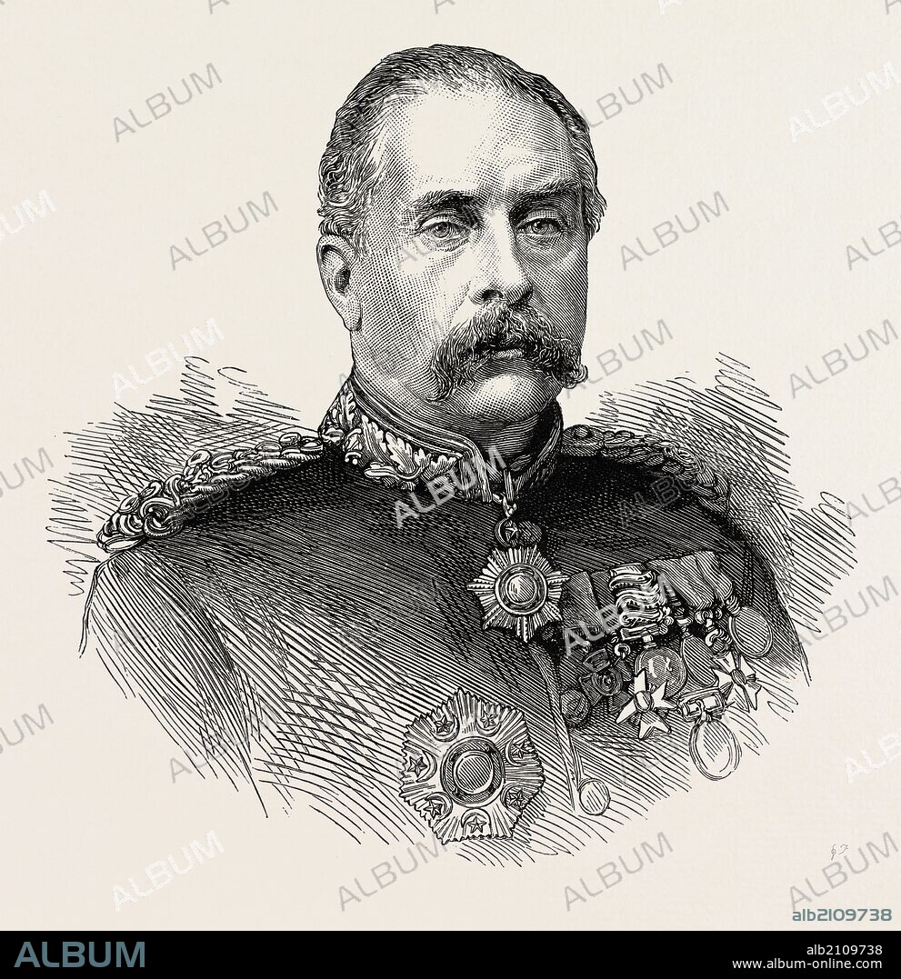 MAJOR-GENERAL SIR GERALD GRAHAM, R.E., V.C., K.C.B., COMMANDER-IN-CHIEF OF THE BRITISH FORCES DEFENDING THE RED SEA LITTORAL.