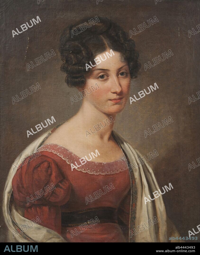 Johan Gustaf Sandberg, (1782-1854), Margaret Seton (1805-1870), born in Scotland, working in Sweden, g.m., free master colonel Carl Gustaf Adlercreutz, granddaughter of Alexander Baron Seton, Oil on canvas, Height: 70 cm (27.5), Width: 60.5 cm (23.8).