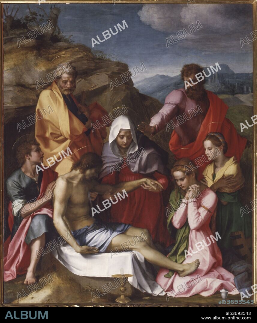 ANDREA DEL SARTO. Pietà with Saints (Pietà di Luco).