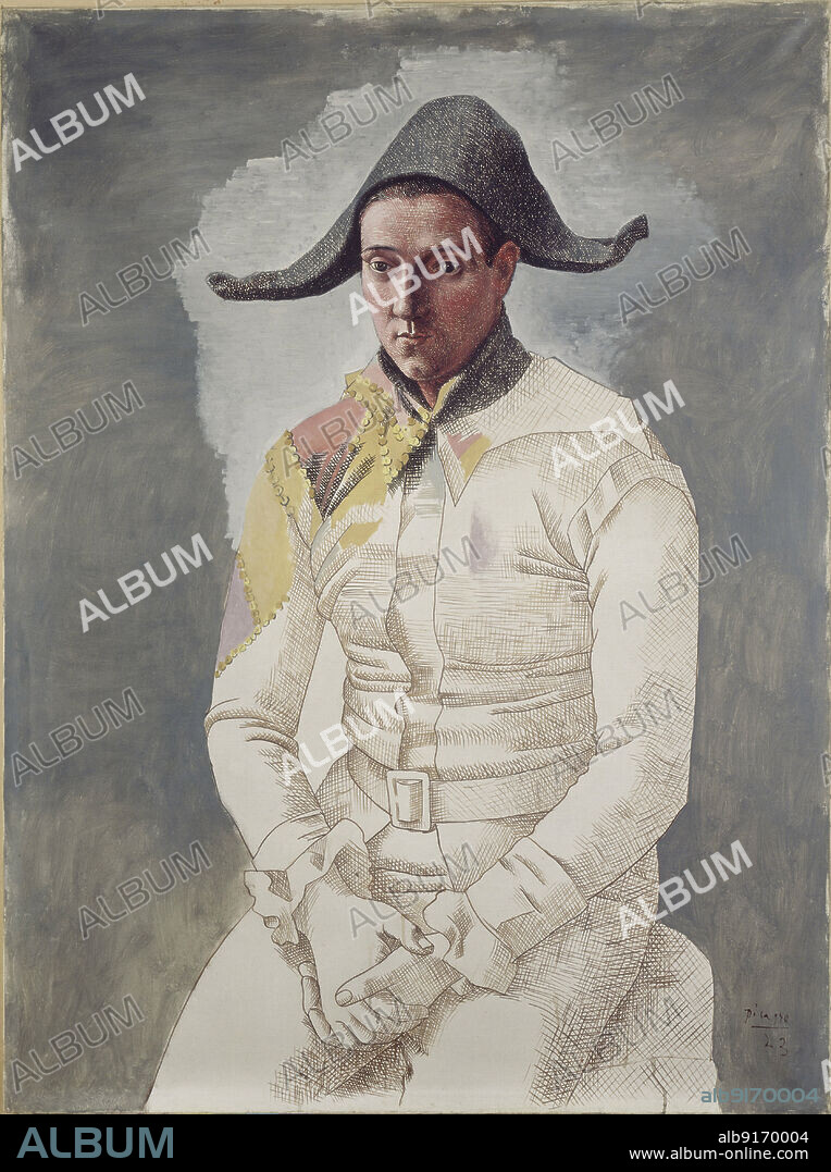 PABLO PICASSO. Harlequin (The Painter Joaquin Salvado as Harlequin).