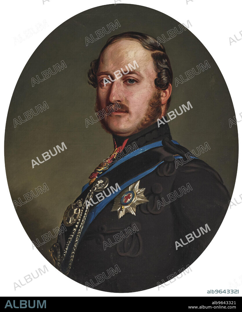 FRANZ XAVIER WINTERHALTER. Portrait of Prince Albert of Saxe-Coburg and Gotha (1819-1861).