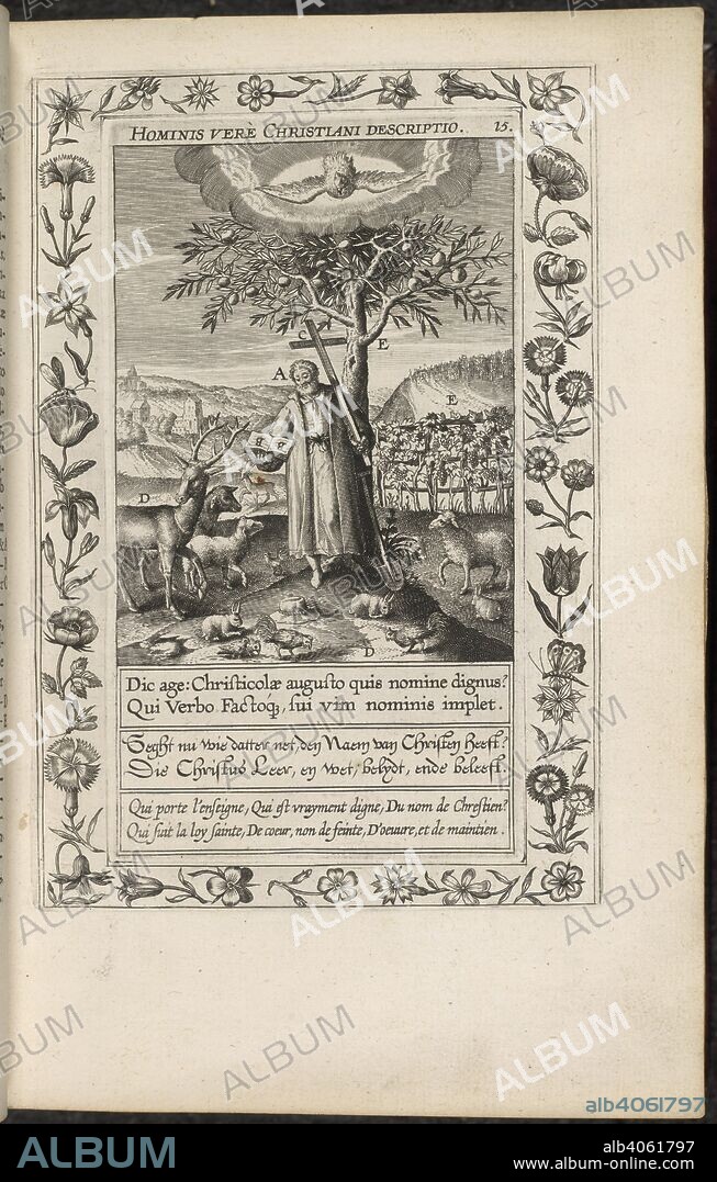 St. Francis of Assisi. Veridicus Christianus. [With Orbita probitatis ad. Apud Ioannem Moretum: AntuerpiÃ¦, 1601. St. Francis of Assisi.  Image taken from Veridicus Christianus. [With Orbita probitatis ad Christi imitationem Veridico Christiano subserviens, and Concentus musicus versibus Veridici Christiani coaptatus.].  Originally published/produced in Apud Ioannem Moretum: AntuerpiÃ¦, 1601. . Source: C.27.k.9, plate 15. Language: Latin.