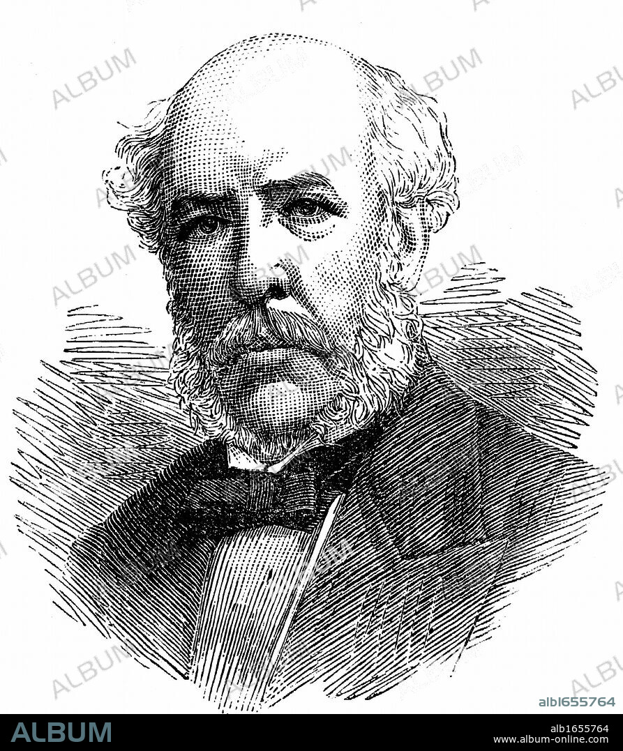 William Henry Barlow (1812-1902) British civil engineer: invented Barlow saddleback rail (1859): engineer of the New Tay Bridge, Scotland, 1882. Engraving.