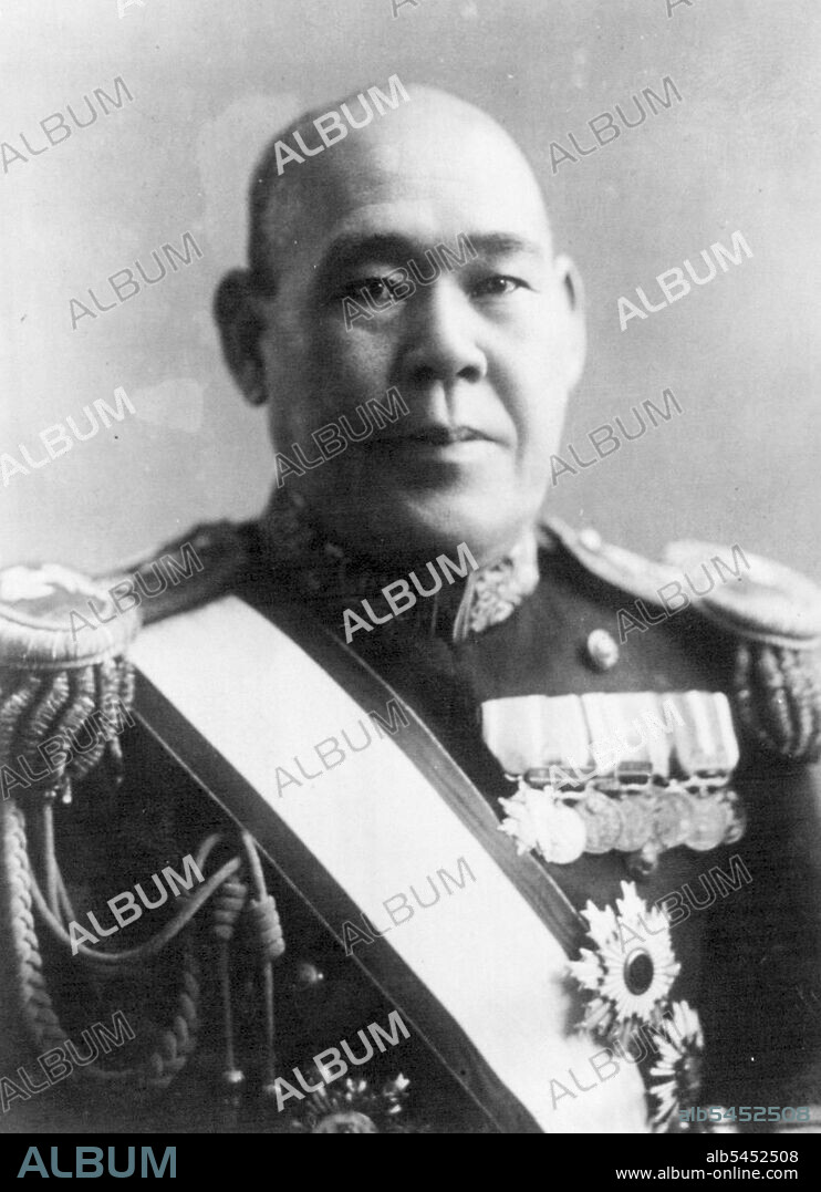 Admiral Osami Nagano, Navy Minister in the Hirota Cabinet. October 19, 1936. (Photo by The Domei News Photos Service).