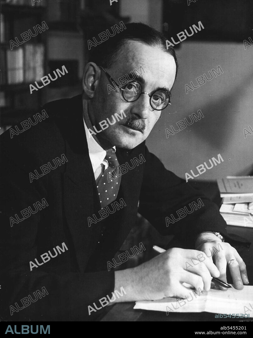 Professor Harold J. LaskiA new portrait of Professor Harold J. Laski, Chairman of the Labour Party, taken at the London School of Economics. Born in Manchester in 1893, Professor Laski has been connected with the London School of Economics since 1920 and has been Professor of Political Science in London University since 1926. Among other academic posts, he was visiting, Professor of Yale University is 1931 and in 1937 the was made in Hon. LLD. of Athens University. February 7, 1946.