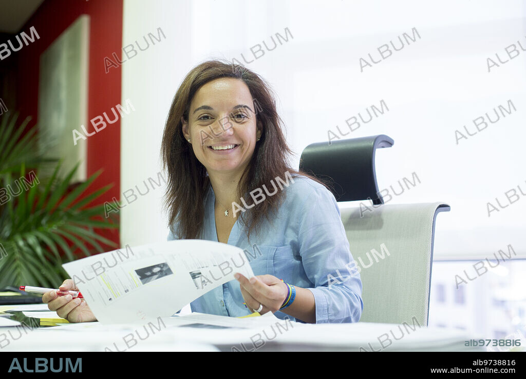 Madrid, 07/09/2015. Interview with Sara Hernández Barroso, mayor of Getafe of the Psoe. Photo: Ignacio Gil Archdc.