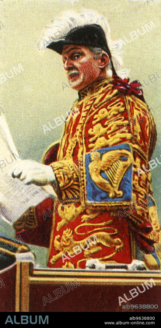 'Norroy King of Arms', 1937. From "The Coronation of H.M. King George VI and H.M. Queen Elizabeth 1937". [John Player & Sons, London, 1937].