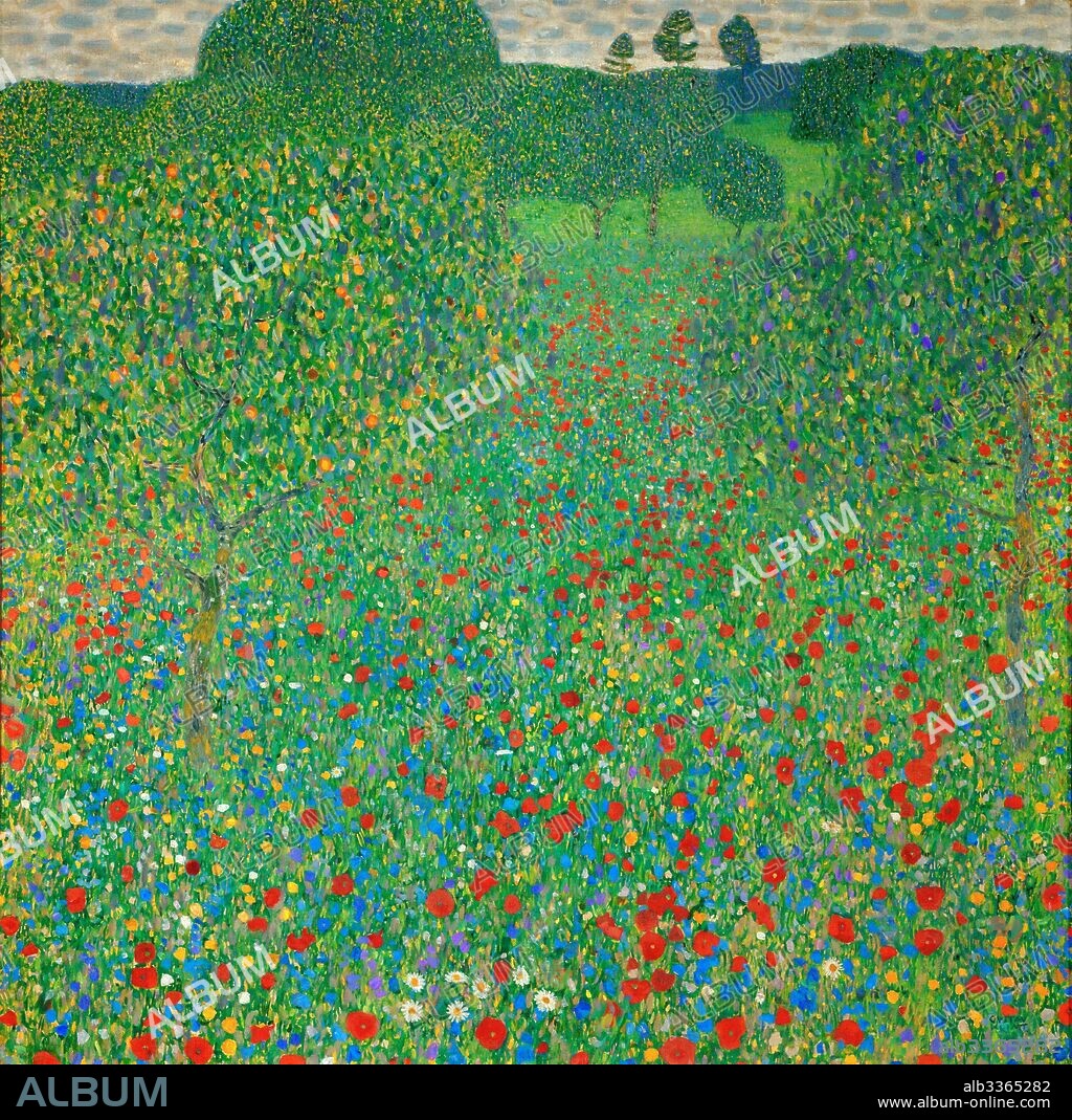 GUSTAV KLIMT. Poppy Field.
