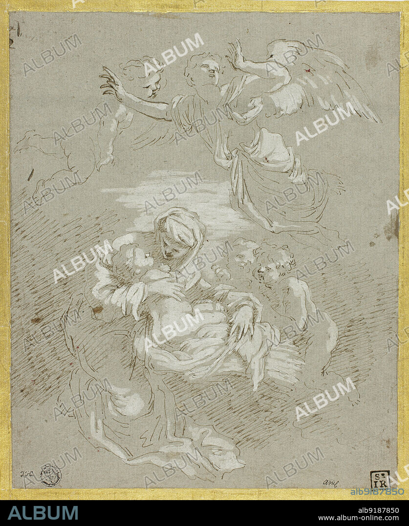 Madonna and Child with Angels, c. 1700. Attributed to Johann Carl Loth.