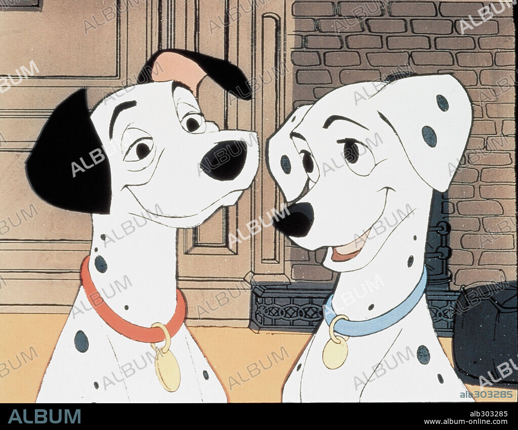 101 DÁLMATAS, 1961 (ONE HUNDRED AND ONE DALMATIANS), dirigida por CLYDE GERONIMI, HAMILTON LUSKE y WOLFGANG REITHERMAN. Copyright WALT DISNEY PRODUCTIONS.