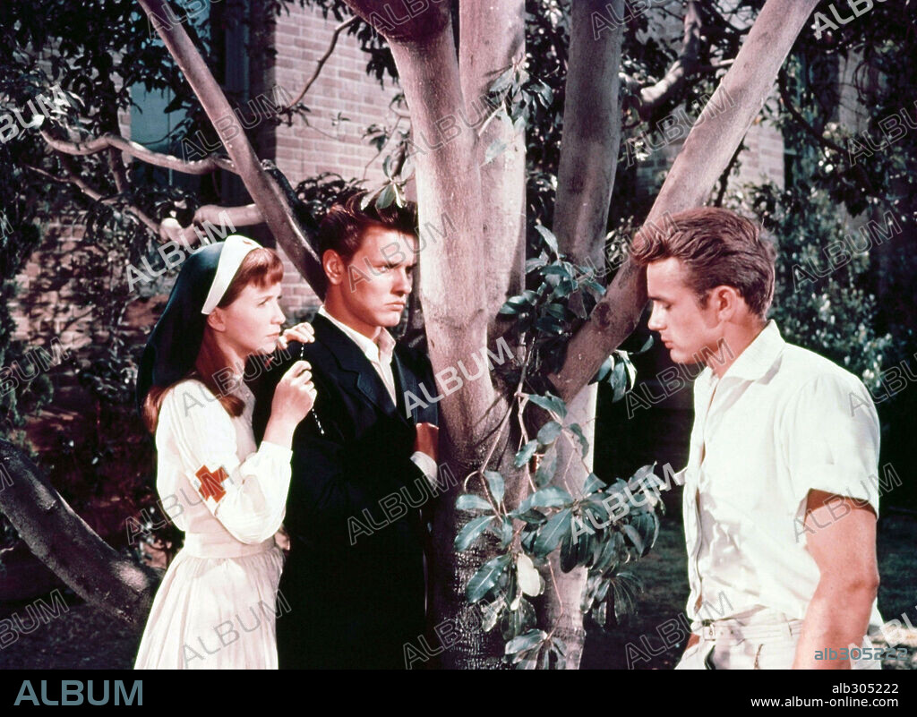 JAMES DEAN y JULIE HARRIS en AL ESTE DEL EDÉN, 1955 (EAST OF EDEN), dirigida por ELIA KAZAN. Copyright WARNER BROTHERS.