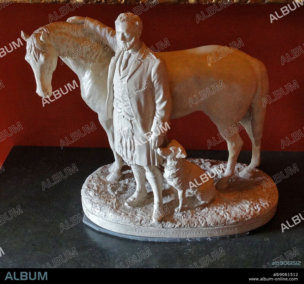 statuette of John Brown (servant) (18261883), Scottish servant of Queen Victoria.