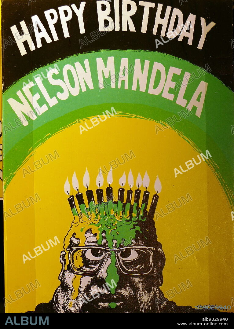 Propaganda poster for Nelson Mandela depicting Pik Botha the leader of the Apartheid administration. 1983. Apartheid was a system of institutionalised racial segregation that existed in South Africa from 1948 until the early 1990s. Apartheid was characterised by an authoritarian political culture based on baasskap (or white supremacy), which encouraged state repression of Black African, Coloured, and Asian South Africans for the benefit of the nation's minority white population.