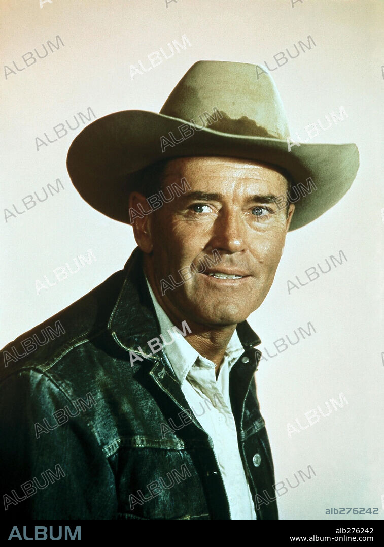 HENRY FONDA en EL PONY ROJO, 1973 (THE RED PONY), dirigida por ROBERT TOTTEN. Copyright NATIONAL BROADCASTING CO.