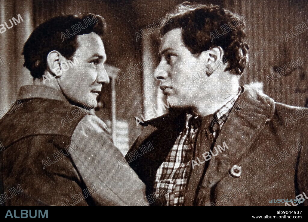 Peter Ustinov and Trevor Howard in Odette, a 1950 British war film based on the true story of Special Operations Executive French agent, Odette Sansom. Peter Ustinov in Quo Vadis, a 1951 American epic historical drama film. Sir Peter Alexander von Ustinov CBE FRSA (16 April 1921 - 28 March 2004) was a British actor, filmmaker and writer. He was a fixture on television talk shows and lecture circuits for much of his career. An intellectual and diplomat, he held various academic posts and served as a goodwill ambassador for UNICEF and president of the World Federalist Movement. Trevor Wallace Howard-Smith (29 September 1913 - 7 January 1988) was an English stage, film, and television actor. After varied work in the theatre, he achieved star status with his role in the film Brief Encounter (1945), followed by The Third Man (1949).