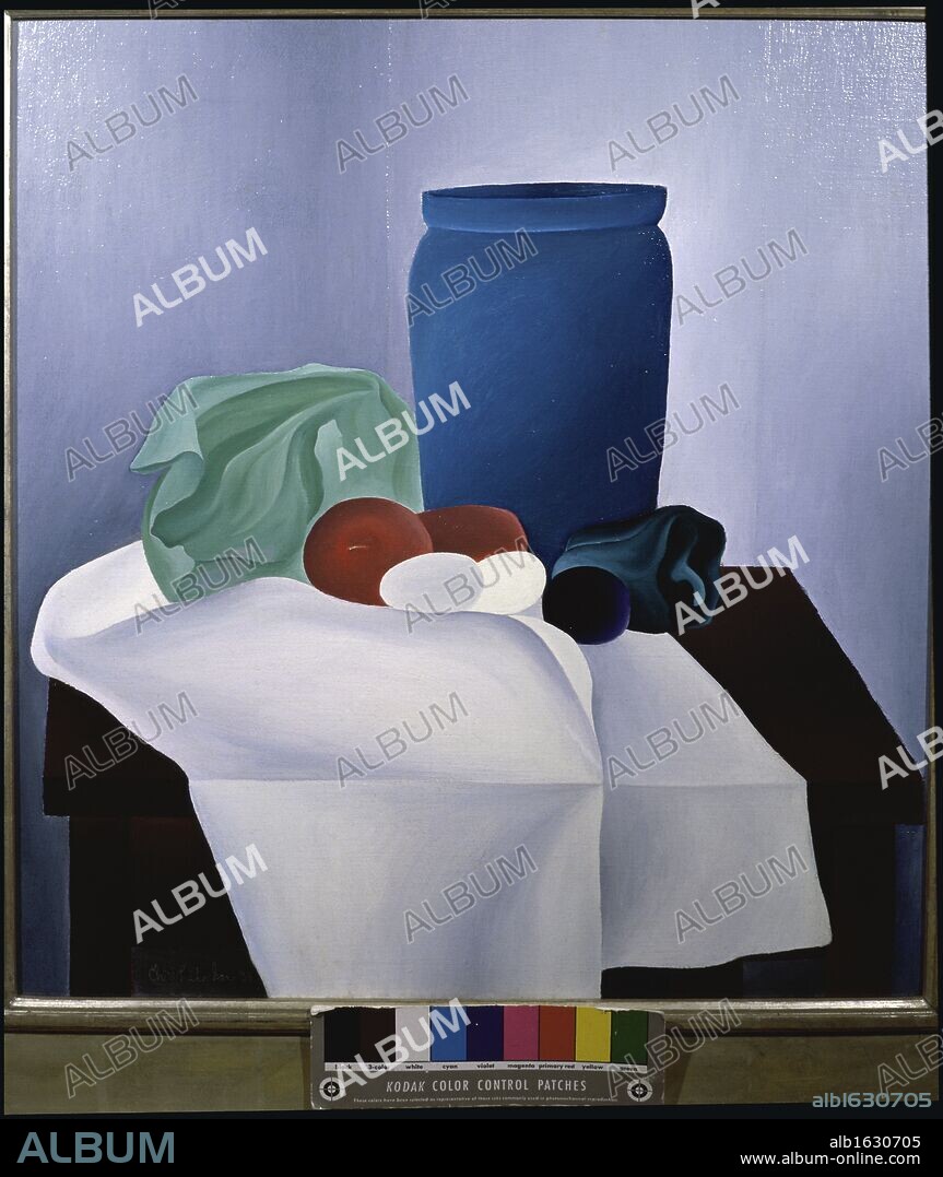 Tabletop Still Life by Charles Whitaker, 1933, 20th century, USA, Pennsylvania, Philadelphia, David David Gallery.