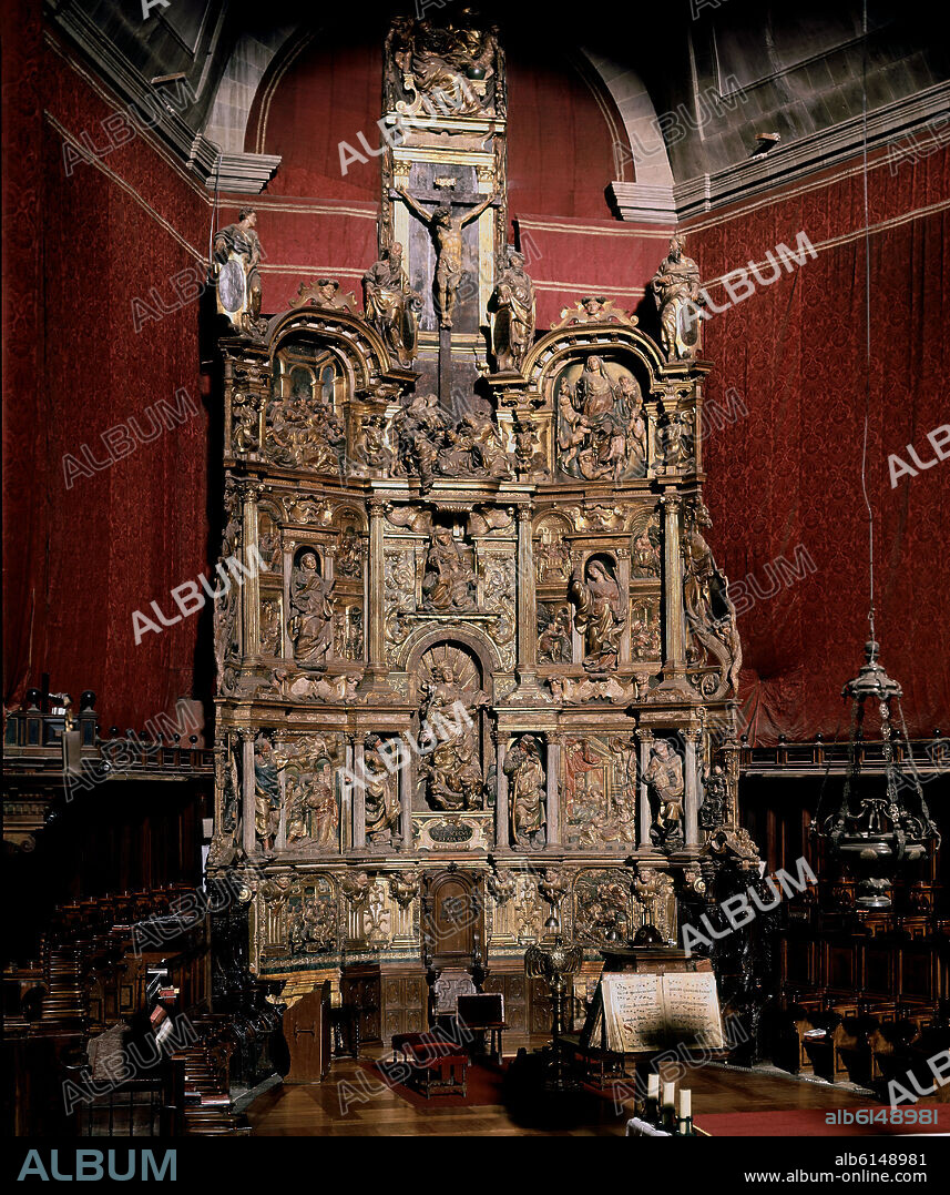 JUAN DE JUNI. RETABLO DE LA ANTIGUA O RETABLO MAYOR DE LA CATEDRAL DE VALLADOLID - SIGLO XVI.