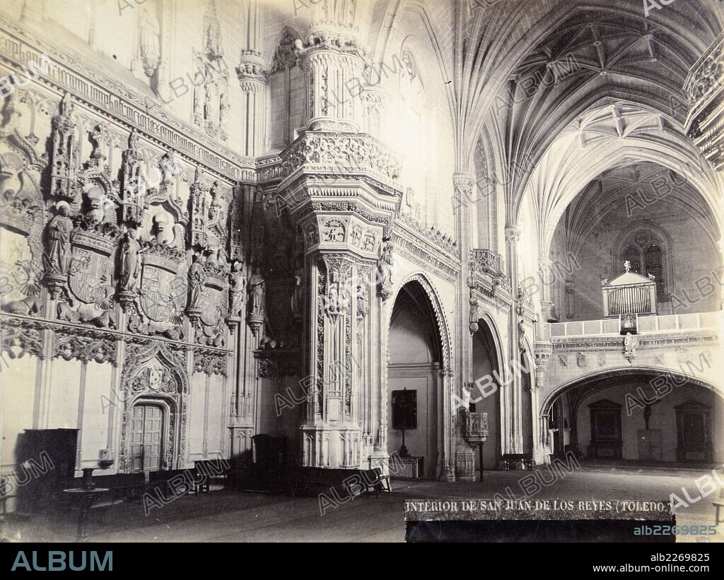 JUAN GUAS y EGAS CUEMAN. Toledo, Interior de la Iglesia de San Juan de los Reyes.