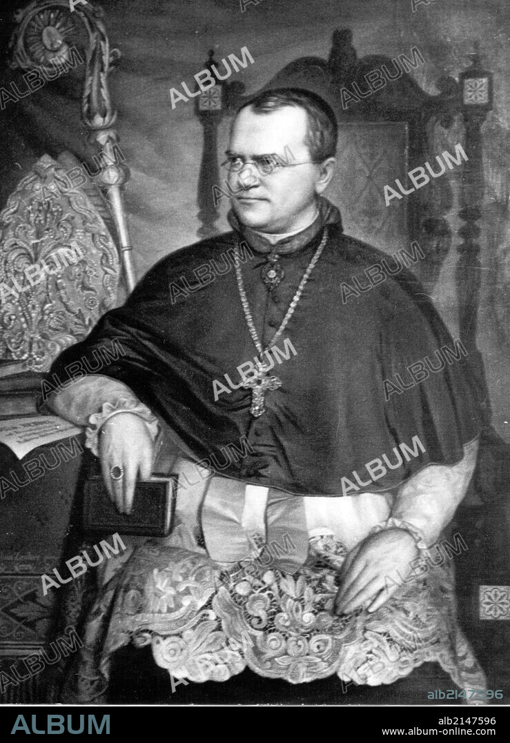 Portrait Of Pioneering Geneticist, Biologist And Catholic Monk Johann Gregor Mendel (1822-1884). Born In Moravia. Founded The Science Of Genetics By Discovering The First Laws Of Heredity.  (Photo by: Sovfoto/UIG via Getty Images).