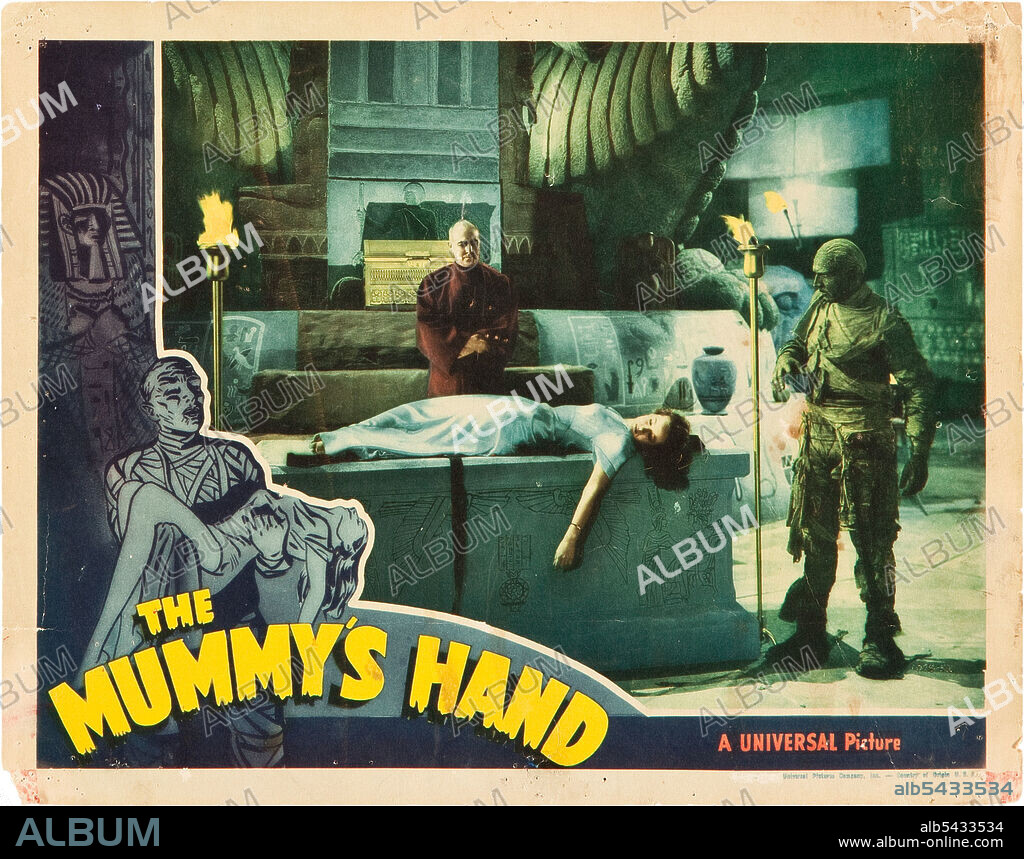THE MUMMY'S HAND, 1940, directed by CHRISTY CABANNE. Copyright UNIVERSAL PICTURES.