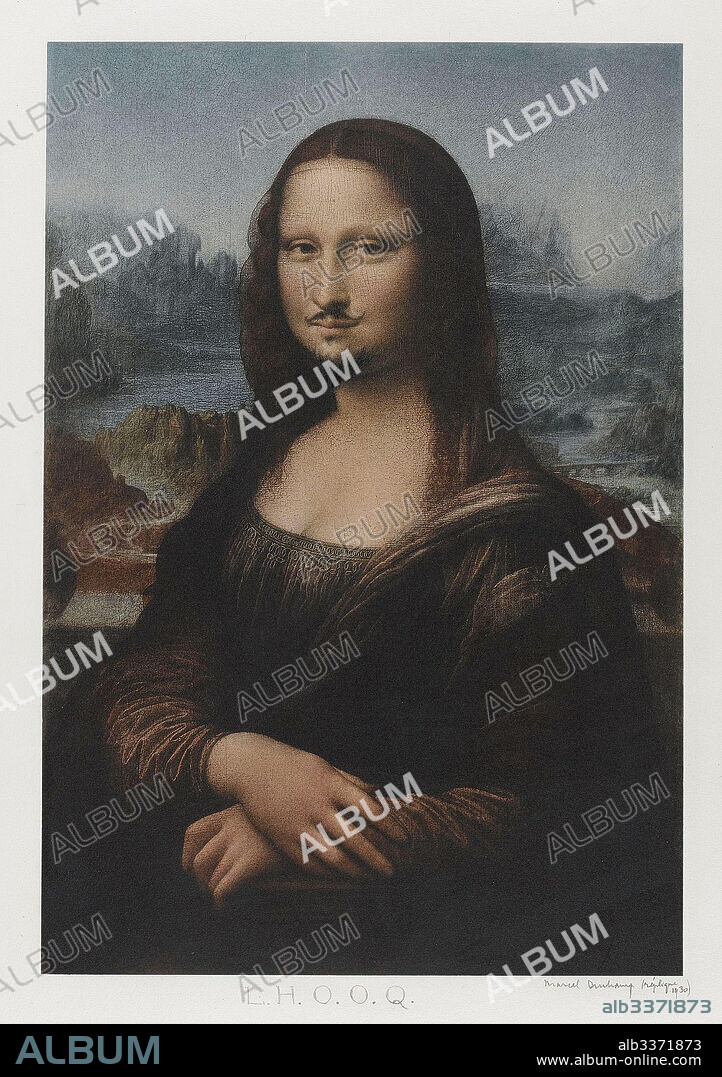MARCEL DUCHAMP. L.H.O.O.Q. La Joconde.