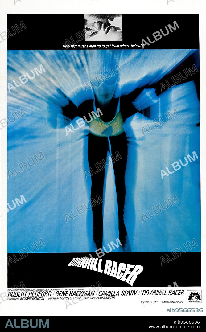 Poster of DOWNHILL RACER, 1969, directed by MICHAEL RITCHIE. Copyright PARAMOUNT PICTURES.