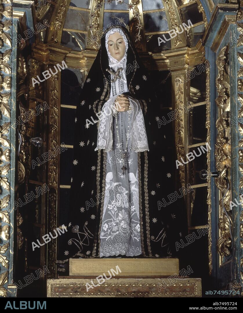 LUISA ROLDAN (1654-1704) LA ROLDANA. DOLOROSA - ESCULTURA BARROCA- S XVII.