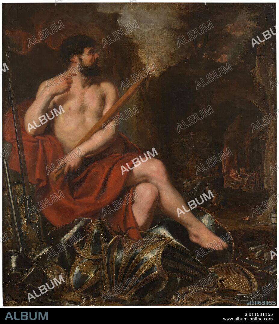 PETER PAUL RUBENS. Pedro Pablo Rubens Seguidor de / 'Vulcano y el fuego'. Siglo XVII. Óleo sobre lienzo, 140 x 126 cm.