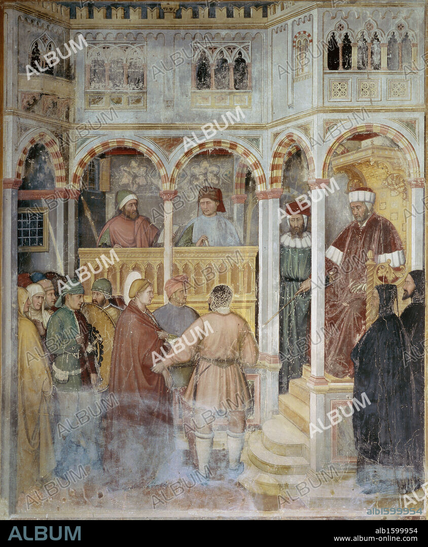 Trial of Saint Lucy  Altichiero (14th C./Italian)  Oratory of San Giorgio, Padua, Italy.