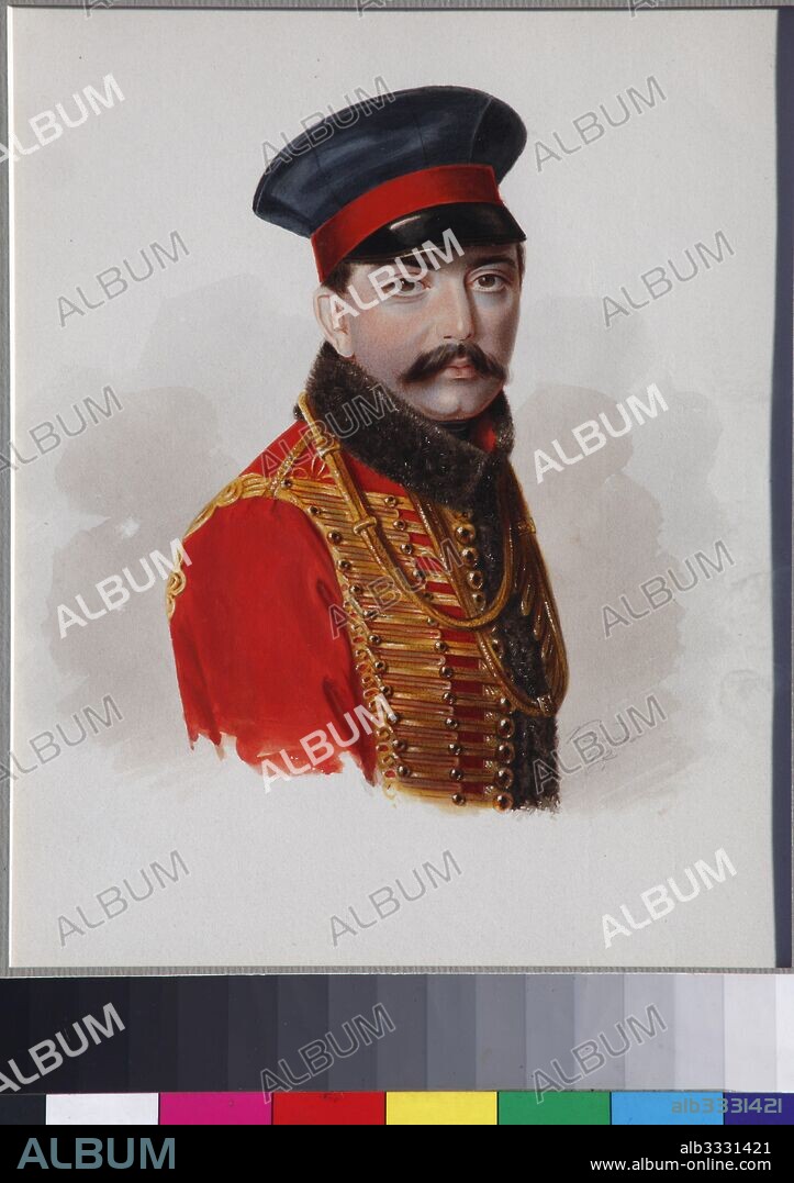 ALEXANDER IVANOVICH KLüNDER. Portrait of Prince Alexander Fyodorovich Galitzine-Prozorovsky (1810-1898).