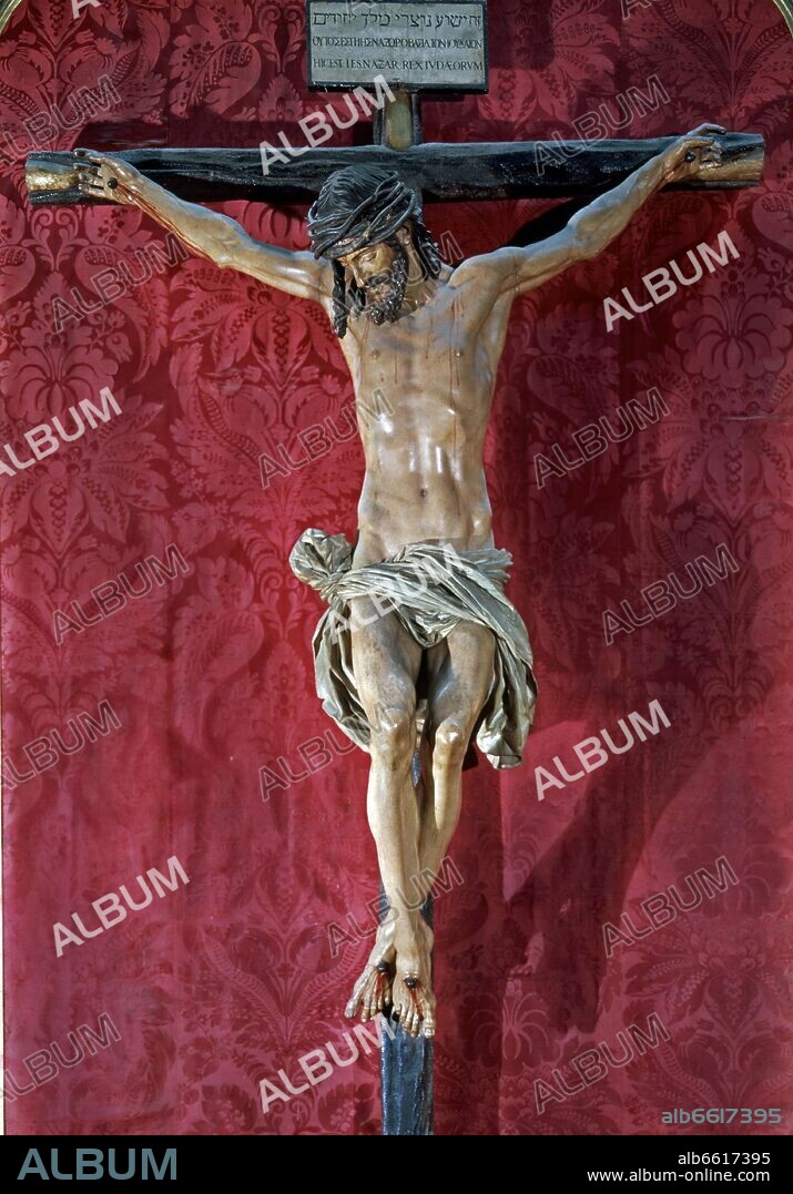 JUAN MARTÍNEZ MONTAÑÉS. CRISTO DE LA CLEMENCIA - 1603 - BARROCO ESPAÑOL - MADERA POLICROMADA.